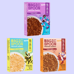 Variety 4 - Protein + Fiber Cereal 1 case (4 boxes)